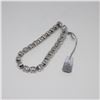 Image 1 : 14k  White Gold Diamond Bracelet
