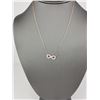 Image 2 : 14K Ross Gold infinity diamond Necklace