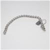 Image 1 : 14k  White Gold Diamond Bracelet