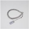 Image 3 : 14k  White Gold Diamond Bracelet