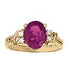 Image 1 : 3.8ct Ruby 14K Yellow Gold Ring 3.05gm