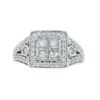 Image 1 : 14KT White Gold 1.55ctw Diamond Ring