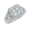 Image 2 : 14KT White Gold 1.55ctw Diamond Ring