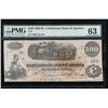 Image 1 : 1862-63 $100 Confederate States of America Note PMG 63