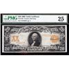 Image 1 : 1906 $20 Gold Certificate PMG 25