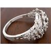 Image 9 : 14KT White Gold 0.50ctw Diamond Bangle Bracelet