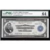 Image 1 : 1918 $5 Cleveland Federal Reserve Bank Note PMG 64