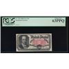 Image 1 : 50 Cent Fractional Currency Note PCGS 63PPQ
