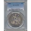 Image 1 : 1842 $1 Seated Dollar Coin PCGS F15