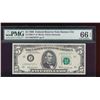 Image 1 : 1969 $5 San Francisco Federal Reserve Note PMG 66EPQ