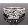 Image 2 : Platinum 2.01ct GIA Cert Diamond Ring