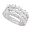 Image 2 : 18KT White Gold 1.25ctw Diamond Ring