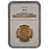 Image 1 : 1915 $10 Indian Head Eagle Gold Coin NGC MS62