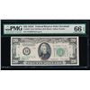 Image 1 : 1934C $20 Cleveland Federal Reserve Note PMG 66EPQ