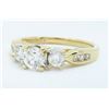 Image 2 : 14KT Yellow Gold 0.75ctw Diamond Ring