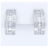 Image 1 : 18KT White Gold 4.00ctw Diamond Earrings