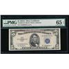 Image 1 : 1953A $5 Silver Certificate PMG 65EPQ