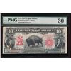 Image 1 : 1901 $10 Bison Legal Tender Note PMG 30