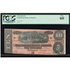 Image 1 : 1864 $10 Confederate States of America Note PCGS 60