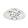 Image 1 : 14KT White Gold 1.10ctw Diamond Ring