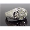 Image 2 : 14KT White Gold 1.10ctw Diamond Ring