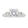 Image 1 : Platinum 0.82ctw Diamond Ring