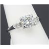 Image 3 : Platinum 0.82ctw Diamond Ring