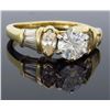 Image 2 : 14KT Yellow Gold 1.31ctw Diamond Ring