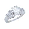 Image 2 : 14K White Gold 1.07ctw Diamond Ring