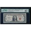 Image 1 : 1935A $1 Hawaii Silver Certificate PMG 67EPQ