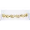 Image 1 : 14KT Yellow Gold 2.08ctw Diamond Bracelet