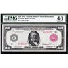 Image 1 : 1914 $50 Red Seal Minneapolis Federal Reserve Note PMG 40