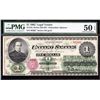 Image 1 : 1862 $1 Legal Tender Note PMG 50EPQ