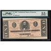 Image 1 : 1864 $1 Confederate States of America Note PMG 55EPQ