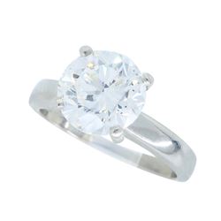 Platinum 1.61ct Diamond Ring