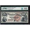 Image 1 : 1880 $10 Legal Tender Note PMG 64EPQ