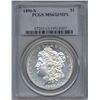 Image 1 : 1890-S $1 Morgan Silver Dollar Coin PCGS MS63DMPL