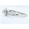 Image 3 : 14KT White Gold 0.68ctw Diamond Ring