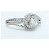 Image 4 : 14KT White Gold 0.68ctw Diamond Ring