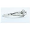 Image 5 : 14KT White Gold 0.68ctw Diamond Ring