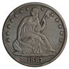 Image 1 : 1887 Seated Liberty Half Dollar Coin