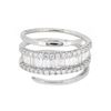 Image 1 : 18KT White Gold 1.01ctw Diamond Ring