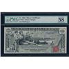 Image 1 : 1896 $1 Educational Silver Certificate PMG 58