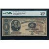 Image 1 : 1890 $1 Treasury Note PMG 20