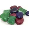 Image 1 : 186ctw Emeralds Rubies and Blue Sapphires Stones