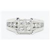 Image 1 : 14KT White Gold 2.00ctw Diamond Ring