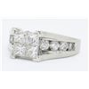 Image 2 : 14KT White Gold 2.00ctw Diamond Ring