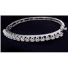 Image 10 : 14KT White Gold 1.10ctw Diamond Bracelet