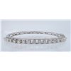 Image 1 : 14KT White Gold 1.10ctw Diamond Bracelet