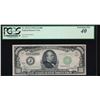 Image 1 : 1934A $1000 Kansas City Federal Reserve Note PCGS 40